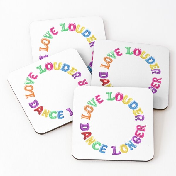 Item preview, LOVE LOUDER, DANCE LONGER designed and sold by WheelieGdArt.