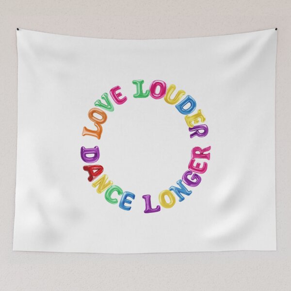 Item preview, LOVE LOUDER, DANCE LONGER designed and sold by WheelieGdArt.