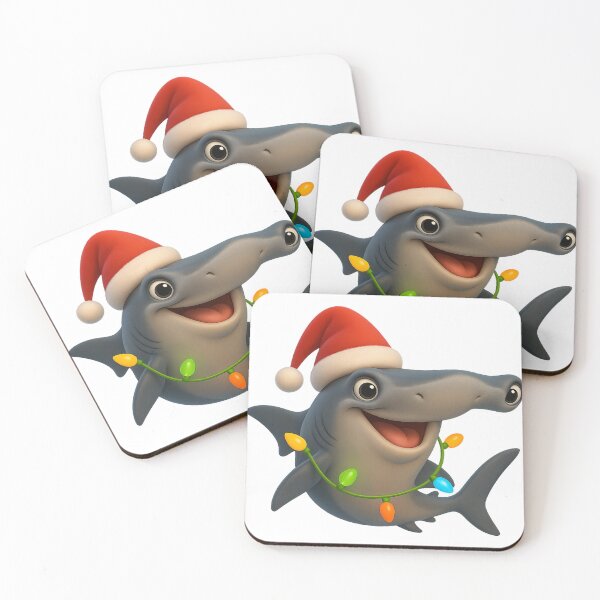 Item preview, Christmas Smooth Hammerhead Shark designed and sold by Sillytoe.
