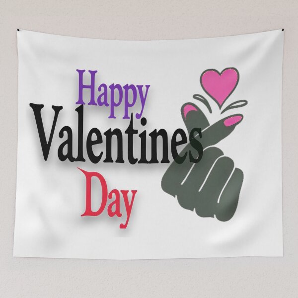Item preview, valentine s day Romantic Heart Greeting with Festive Text designed and sold by blacK1982White.