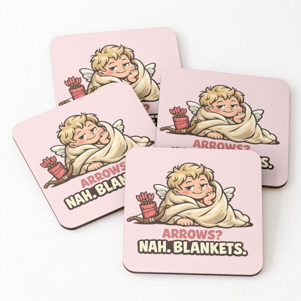 Item preview, Lazy Cupid Cozy Anti Valentine Design designed and sold by Meandmyshop.