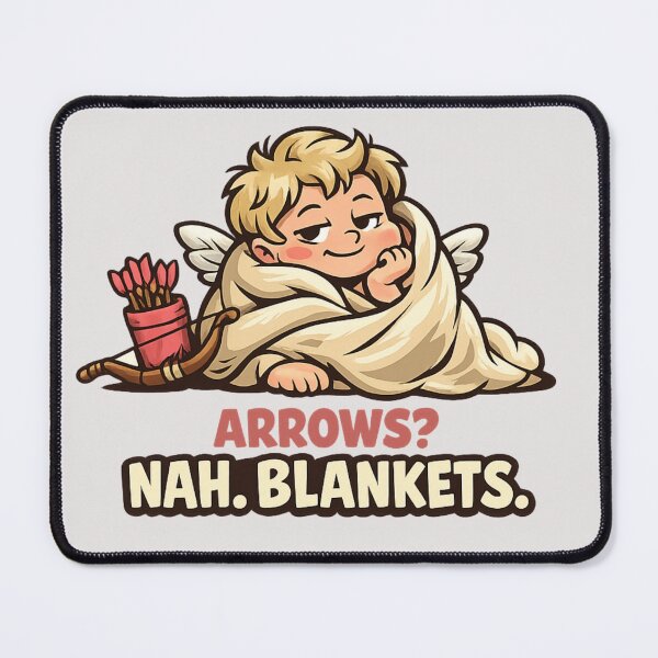 Item preview, Lazy Cupid Cozy Anti Valentine Design designed and sold by Meandmyshop.