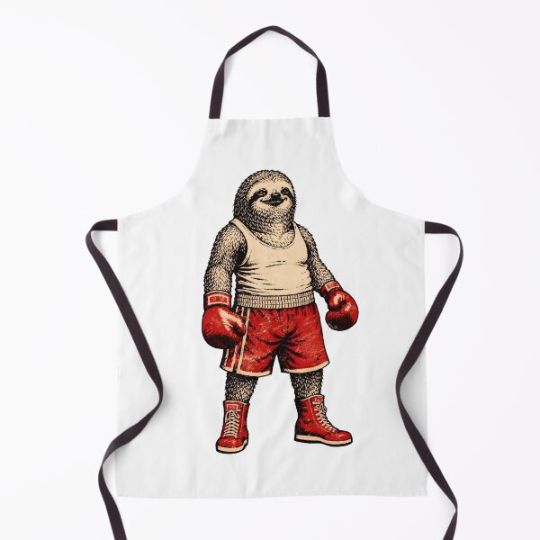 Item preview, Boxing Sloth – Funny Sloth Boxer Illustration designed and sold by Senkov.
