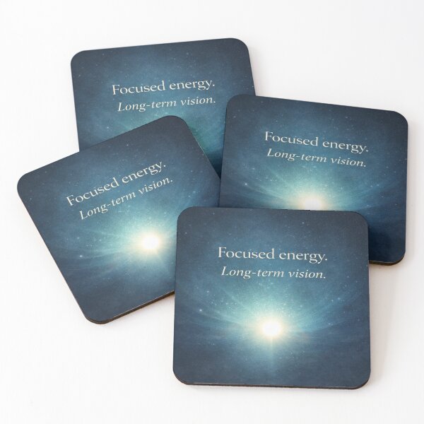 Item preview, Focused Light – Cosmic Quote on Vision and Energy designed and sold by Cristhian Almanza.