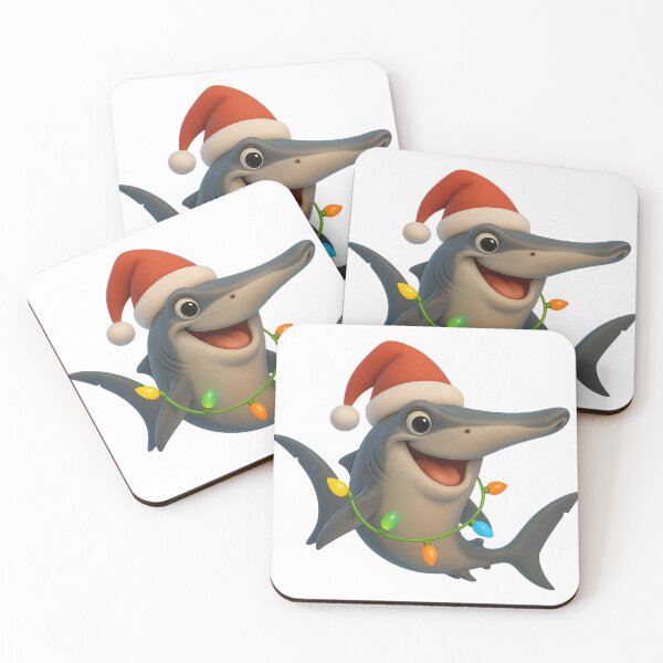 Item preview, Christmas Spinner Shark designed and sold by Sillytoe.