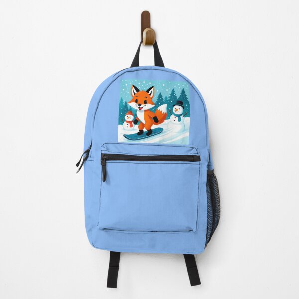 Item preview, A Fox on a Snow Slide.r. designed and sold by Zofia Sosnecka.