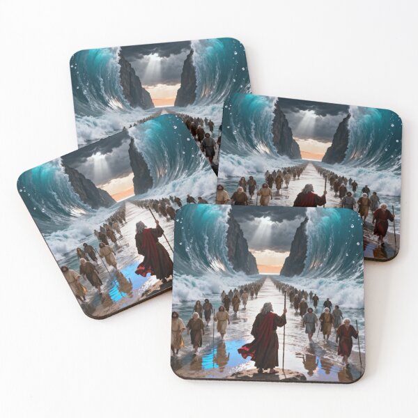 Item preview, Moses Parts the Red Sea T Shirt | Exodus Faith Christian Shirt designed and sold by Eternal Kingdom Store.