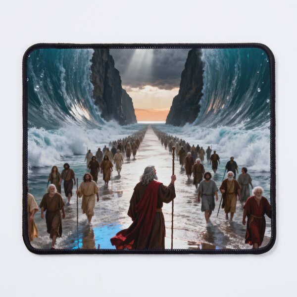Item preview, Moses Parts the Red Sea T Shirt | Exodus Faith Christian Shirt designed and sold by Eternal Kingdom Store.