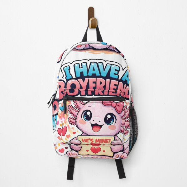 Item preview, I Have A Boyfriend Cute Axolotl Funny Girlfriend designed and sold by TheSimpleTee007.