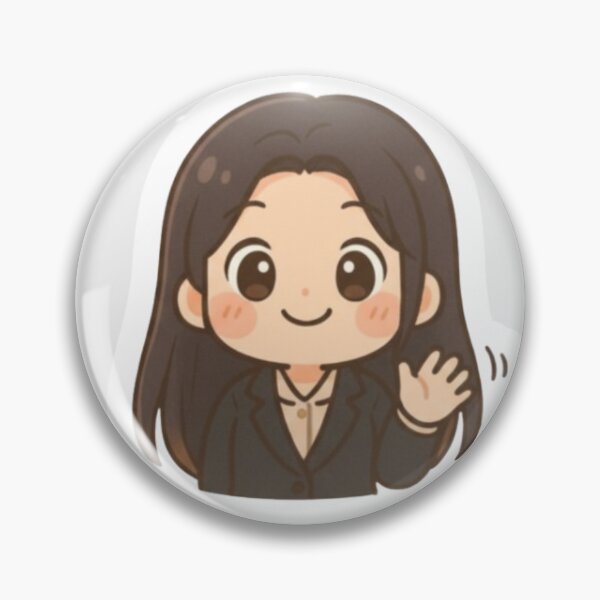Item preview, Sticker of a girl waving designed and sold by RelStore.