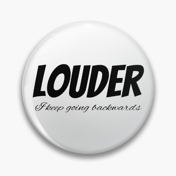 Item preview, Backwards/Louder designed and sold by amarillomae.