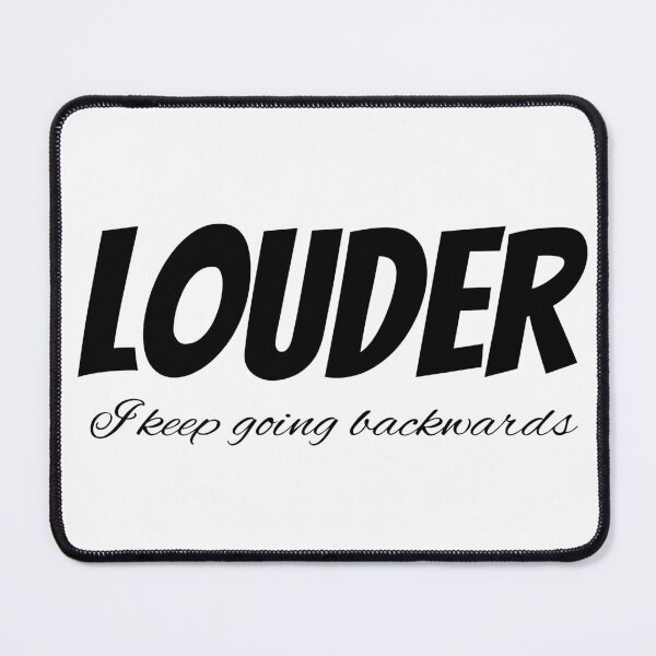 Item preview, Backwards/Louder designed and sold by amarillomae.
