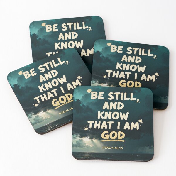 Item preview, Be Still And Know T Shirt | Psalm 46:10 Christian Faith God Shirt designed and sold by Eternal Kingdom Store.