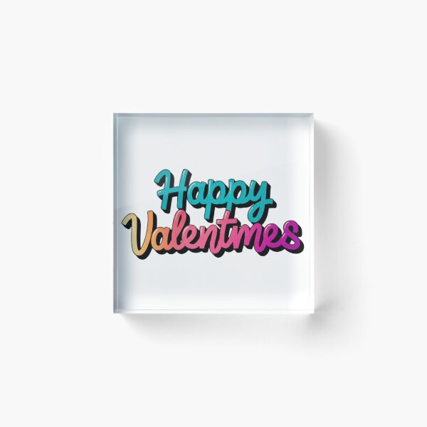 Item preview, Playful Gradient Typography with Misspelled Valentine designed and sold by blacK1982White.