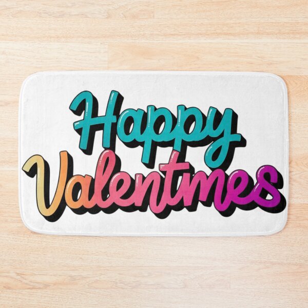 Item preview, Playful Gradient Typography with Misspelled Valentine designed and sold by blacK1982White.