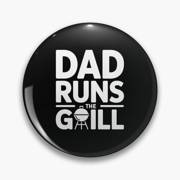 Item preview, Dad Runs the Grill BBQ Dad Humor designed and sold by MagicWander.