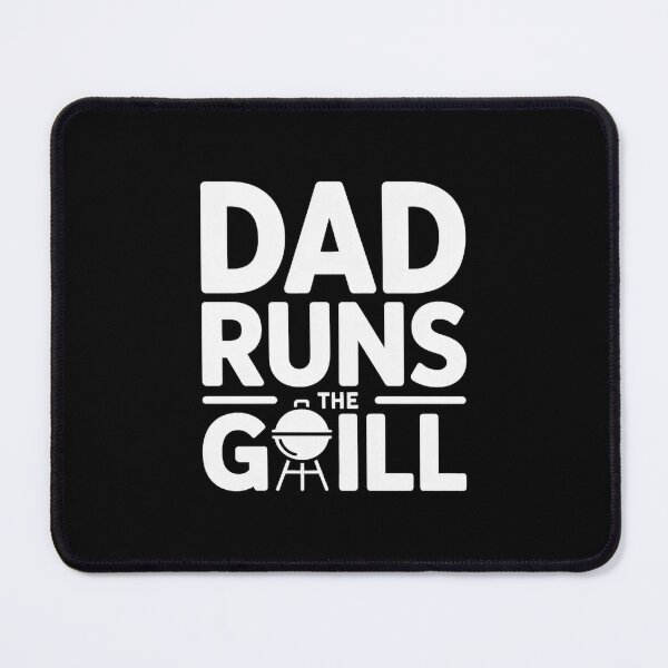 Item preview, Dad Runs the Grill BBQ Dad Humor designed and sold by MagicWander.