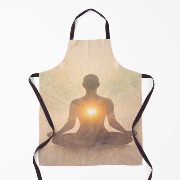 Item preview, Radiant Stillness – Meditative Silhouette with Heart Light designed and sold by Cristhian Almanza.