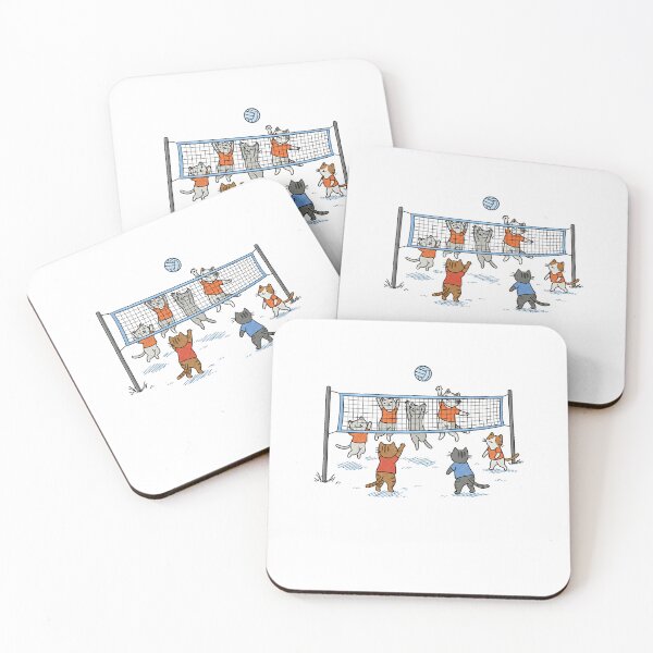 Item preview, Cute Cats Playing Volleyball Team Sports designed and sold by TeeARTHY.