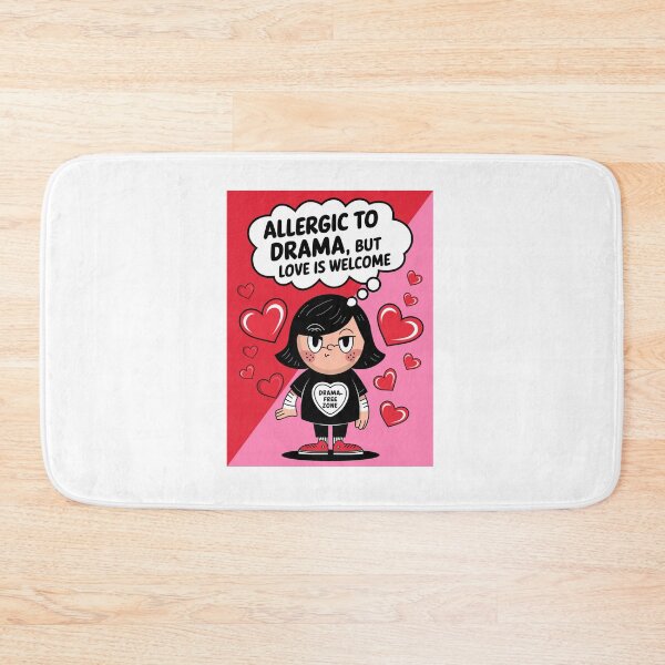 Item preview, Allergic to Drama, But Love is Welcome designed and sold by FlareWear4U.