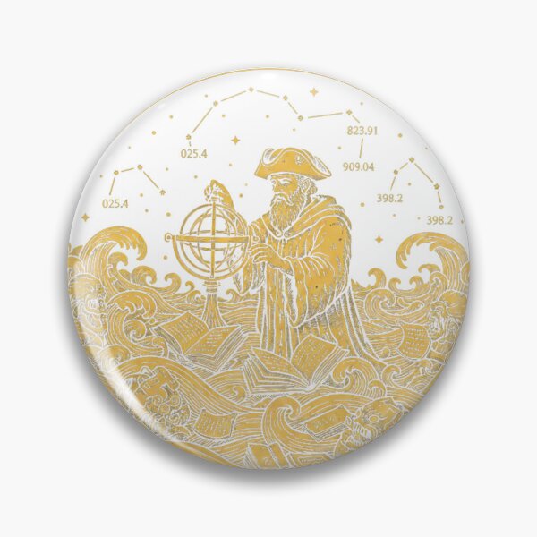 Item preview, The Library is an Ocean - Dewey Navigation Art designed and sold by The Arcane Archives.