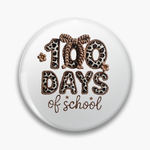 Item preview, 100 Days of School, Leopard Yarn Number Design, Western School, Teacher Graphic, 100th Day designed and sold by DesignDenDo ⭐⭐⭐⭐⭐.