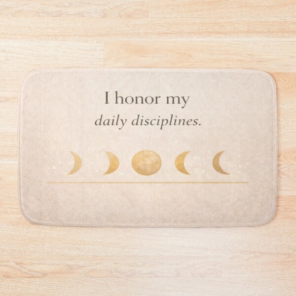 Item preview, Lunar Discipline – Golden Moon Phases with Affirmation designed and sold by Cristhian Almanza.