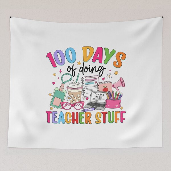 Item preview, 100 Days Of Doing Teacher Stuff, Teacher 100 Days Of School, Teacher, 100th Day Of School, Teacher 100 Day, Coffee Teacher designed and sold by DesignDenDo ⭐⭐⭐⭐⭐.