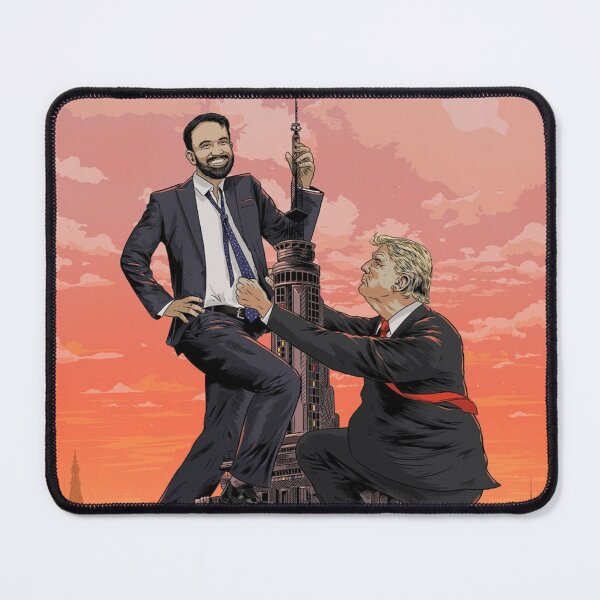 Item preview, Zohran Mamdani and Donald Trump designed and sold by PeacefulHShop.