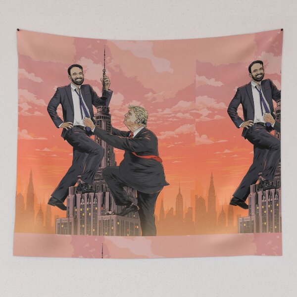 Item preview, Zohran Mamdani and Donald Trump designed and sold by PeacefulHShop.