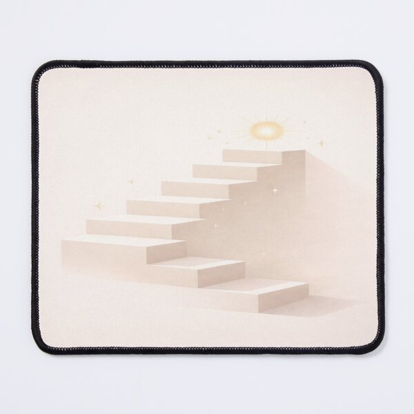 Item preview, Ascension Path – Minimalist Staircase Toward Radiant Light designed and sold by Cristhian Almanza.