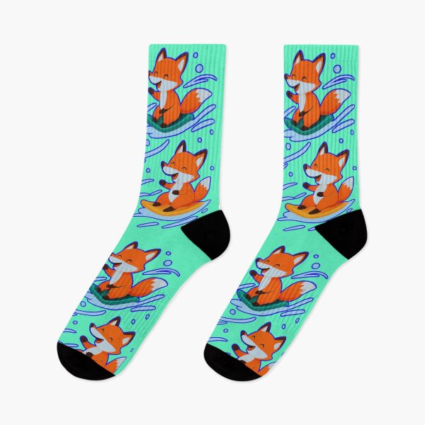Item preview,  A Fox on a Snow Slide.r. designed and sold by Zofia Sosnecka.