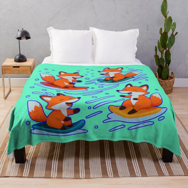 Item preview, A Fox on a Snow Slide.r. designed and sold by Zofia Sosnecka.
