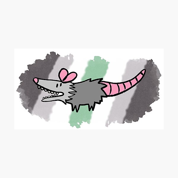 Item preview, Agender Pride Possum designed and sold by Colbypuppy's Designs.