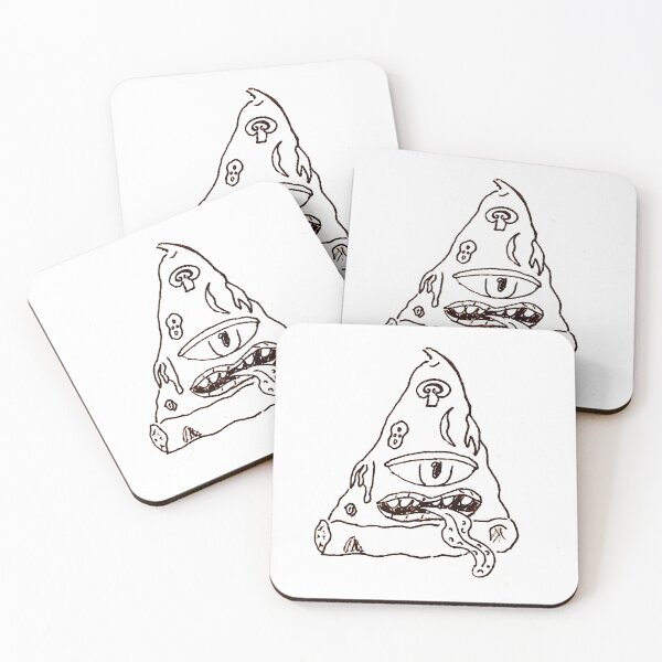 Item preview, Cute Monster Pizza designed and sold by Gr33zy Art.
