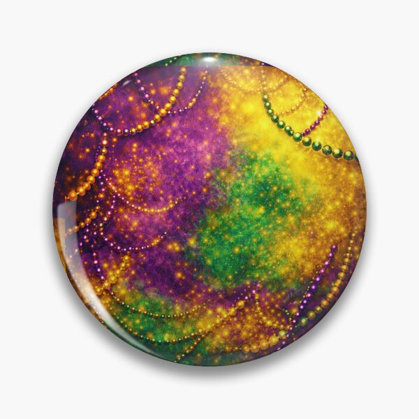 Item preview, ✴️ MARDI GRAS GLOW - BEADS, SPARKLE & CELEBRATION ✴️ designed and sold by WheelieGdArt.