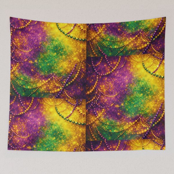 Item preview, ✴️ MARDI GRAS GLOW - BEADS, SPARKLE & CELEBRATION ✴️ designed and sold by WheelieGdArt.