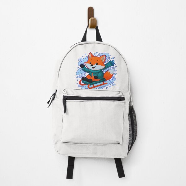 Item preview, A Fox on a Snow Slide.r. designed and sold by Zofia Sosnecka.
