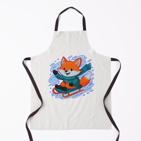 Item preview, A Fox on a Snow Slide.r. designed and sold by Zofia Sosnecka.