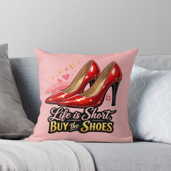 Item preview, Life is Short, Buy the Shoes designed and sold by FutureTraveller.