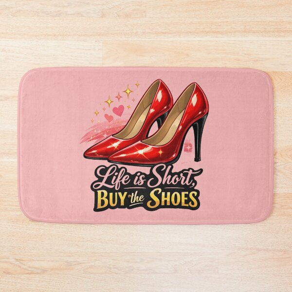 Item preview, Life is Short, Buy the Shoes designed and sold by FutureTraveller.