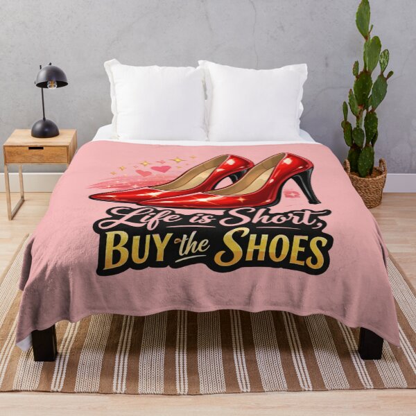 Item preview, Life is Short, Buy the Shoes designed and sold by FutureTraveller.