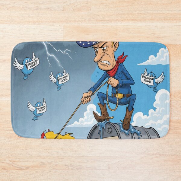 Item preview, Political Cartoon – Global Energy Control and Venezuela Oil Satire Illustration designed and sold by AkkoAkko.