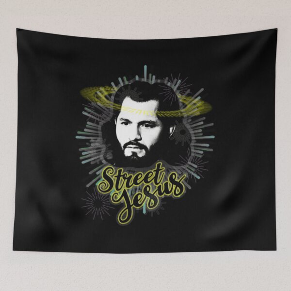 Item preview, Jorge Masvidal "Street Jesus" designed and sold by JeyVel.