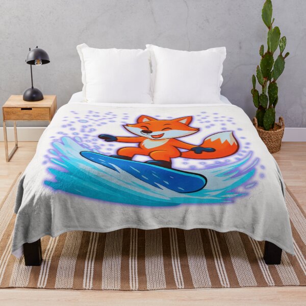 Item preview, A Fox on a Snow Slide.r. designed and sold by Zofia Sosnecka.