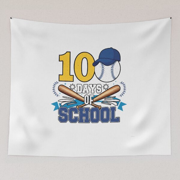 Item preview, 100 Days of School Baseball, Baseball Fans, 100 Days, 100th Day Of School, Baseball Gifts, Back To School, Baseball Lover designed and sold by DesignDenDo ⭐⭐⭐⭐⭐.