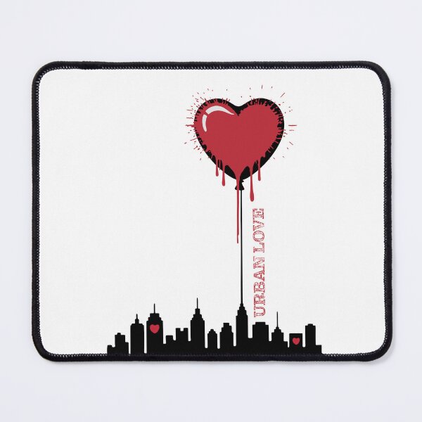 Item preview, Urban Love Grunge Heart Balloon | Street Art City Design designed and sold by cabana.space.