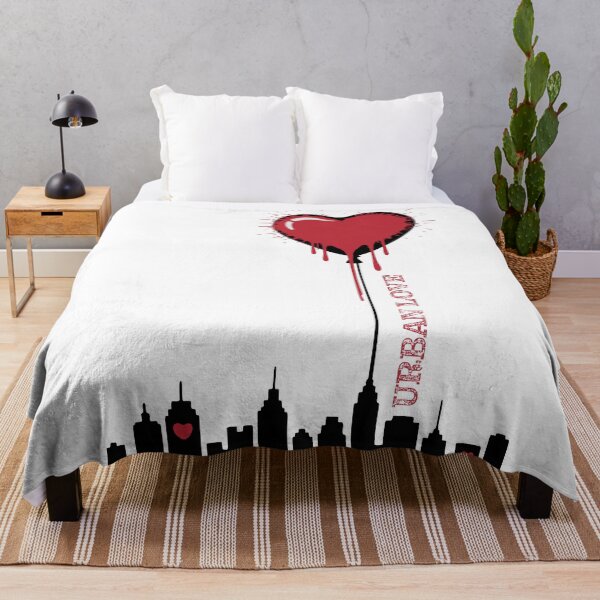 Item preview, Urban Love Grunge Heart Balloon | Street Art City Design designed and sold by cabana.space.