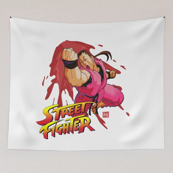Item preview, luchador callejero dan karate luchador designed and sold by Fei Long Design Hub.