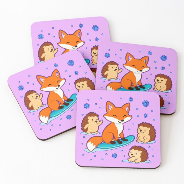 Item preview,  A Fox on a Snow Slide.r. designed and sold by Zofia Sosnecka.